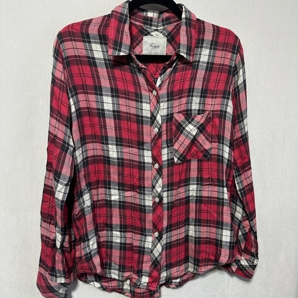 Rails Hunter Button up
SCARLET ASH
WHITE plaid - small - Picture 1 of 6